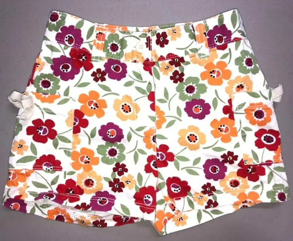 NWOT Gymboree Flower Shorts Girls 7